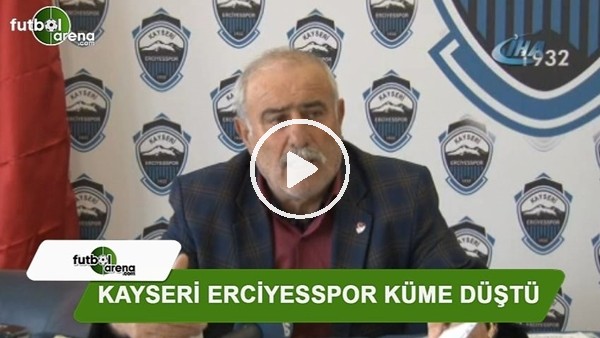 86 yıllık Kayseri Erciyesspor amatör kümeye düştü