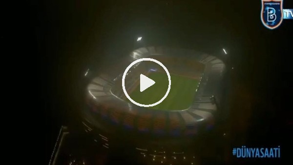 Medipol Başakşehir'den Dünya Saati etkinliği için ışıkları söndürdü