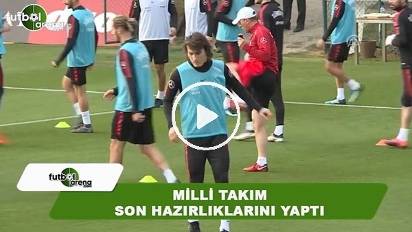 Milli takım, Antalya'daki son çalışmasını yaptı