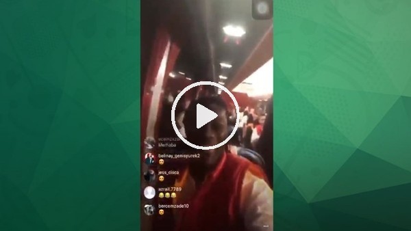 Gomis, Fenerbahçe derbisi sonra canlı yayın yaptı