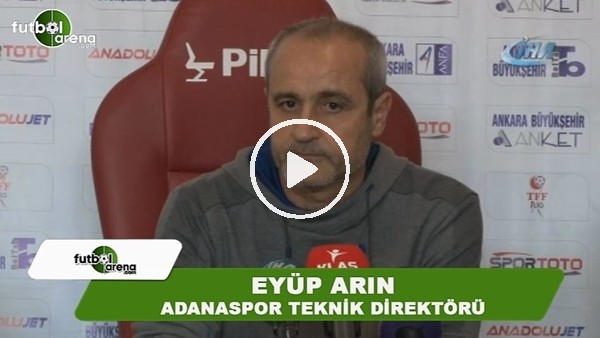 Eyüp Arın: "Hedeflerin gerisinde kalan bir takımız"