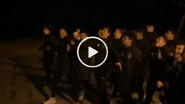 Barcelona sokaklarında Beşiktaş marşı!