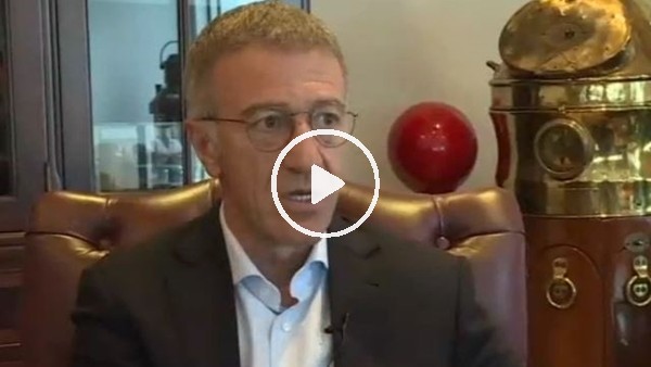 Ahmet Ağaoğlu, Trabzonspor başkanlığına adylığındna sonra ilk kez konuştu