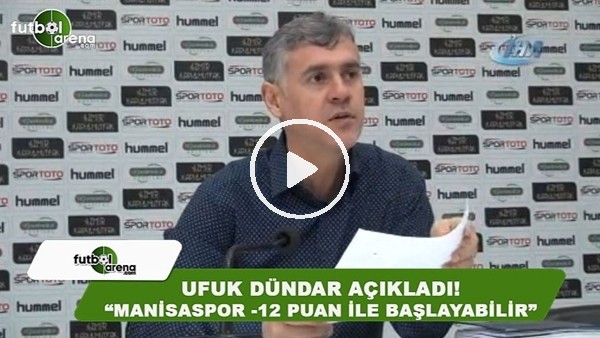 Manisaspor yeni sezona eksi 12 puan ile başlayabilir