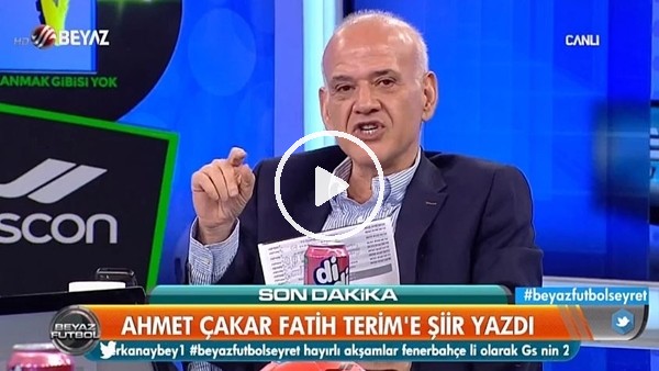 Ahmet Çakar, Fatih Terim için şiir yazdı
