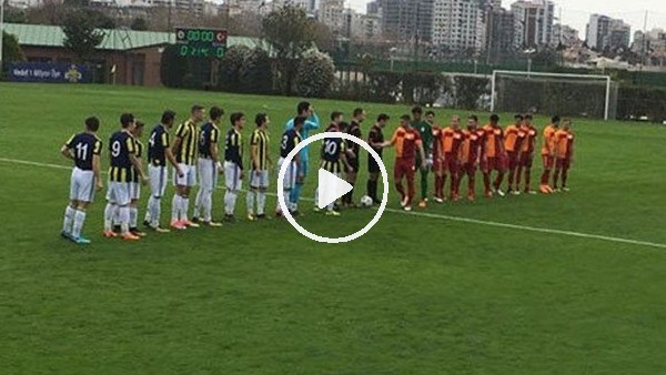 U21 Ligi - Fenerbahçe 2-1 Galatasaray (Maç özeti ve golleri)