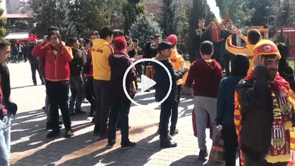Yeni Malatyasporlu taraftarlar Fenerbahçe maçı öncesi toplanmaya başladı