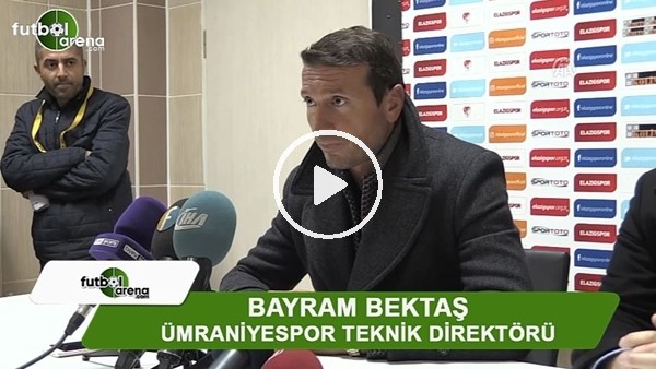 Bayram Bektaş: "Yenildik, tabii ki üzgünüz, kazanmak için gelmiştik"