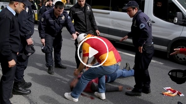  Galatasaraylı taraftar otobüsten düştü! 