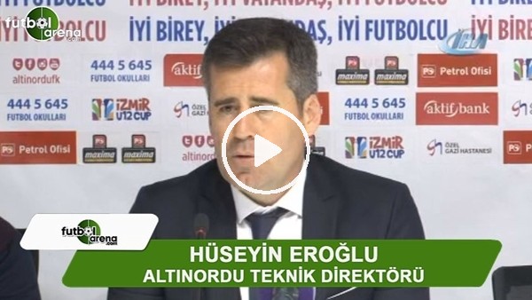 Hüseyin Eroğlu: "Kazanılması gereken bir maçı kazandık"