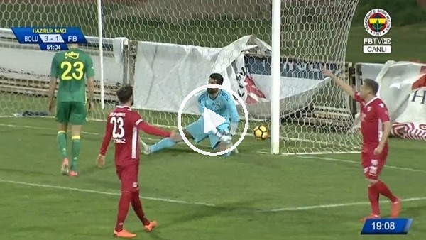 Bolusporlu Guido'nun Fenerbahçe'ye attığı gol