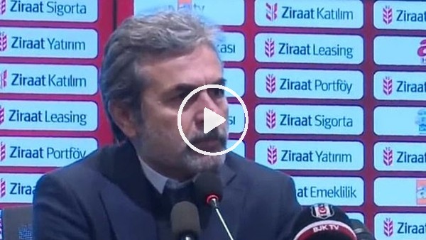 Aykut Kocaman'ın Beşiktaş maçı sonrası açıklamaları