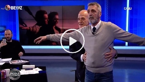 Ahmet Çakar ve Abdülkerim Durmaz'dan Titanic sahnesi!