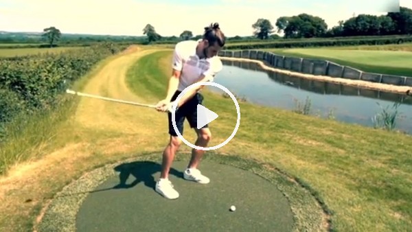 Gareth Bale, golf oynayıp stres attı!