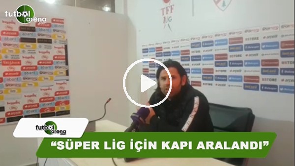 İbrahim Üzülmez: "Süper Lig kapısı aralandı"