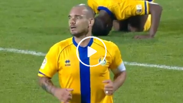Wesley Sneijder yine golünü attı!