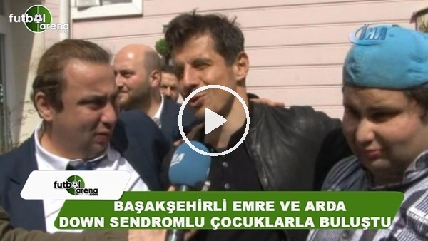 Arda Turan ve Emre Belözoğlu, down sendromlu çocuklarla pasta yaptı