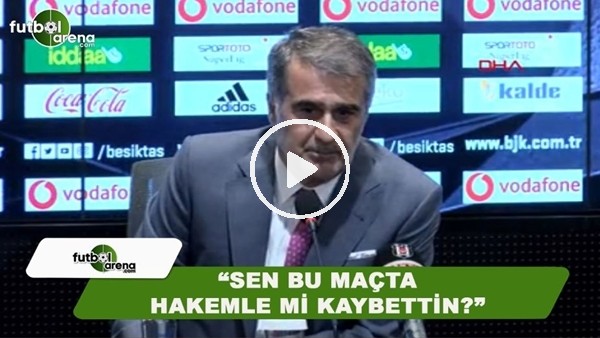 Şenol Güneş'ten Erol Bulut'a: "Sen bu maçı hakemle mi kaybettin?"