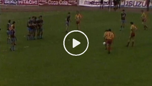 Galatasaray, Fatih Terim'in 33. yıl önce attığı golü paylaştı