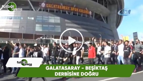 Beşiktaşlı taraftarlar stada geldi