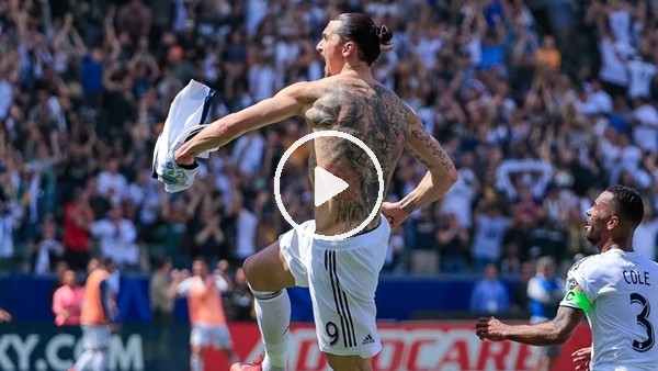 Zlatan İbrahimovic'ten ilk maçında tarihi gol