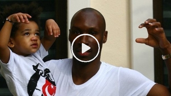 Atiba'nın oğluyla keyifli anları