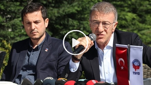 Trabzonspor Başkan adayı Ahmet Ağaoğlu basınla buluştu