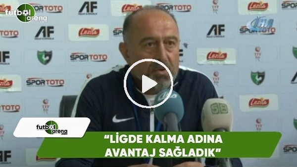 Hamit Cihan: "Ligde kalam adına avantaj sağladık"