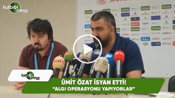 Ümit Özat isyan etti! "Algı operasyonu yapıyorlar"