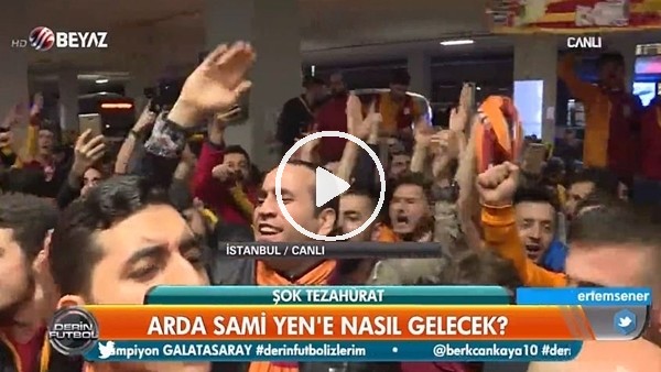 Galatasaray taraftarlarından Arda Turan'a gönderme! 