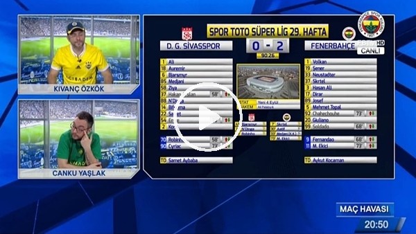 Robinho'nun Fenerbahçe'ye attığı golde FB TV!