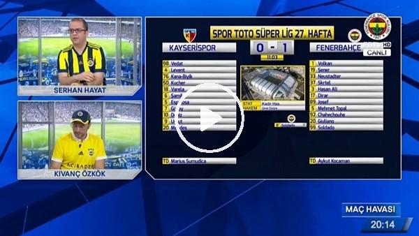 Aatif Chahechouhe'nun Kayserispor'a attığı golde FB TV!