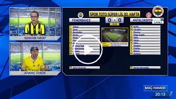 Aatif Chahechouhe'nun Antalyaspor'a attığı golde FB TV!