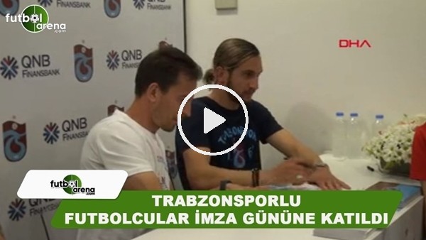 Trabzonspor'da Okay, Yusuf ve Pereira imza gününe katıldı