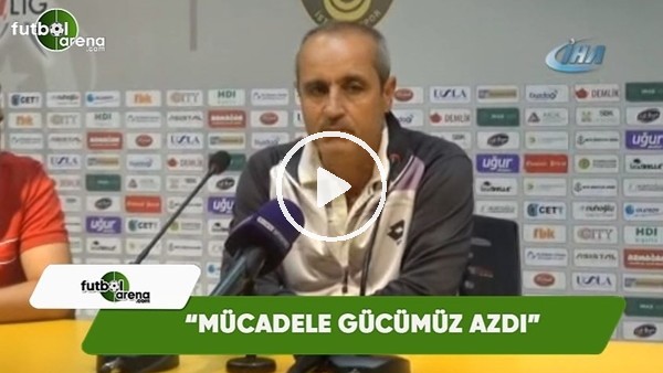 Eyüp Arın: "Mücadele gücümüz azdı"
