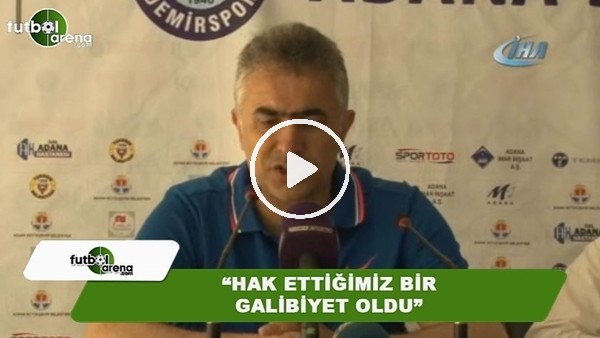 Mehmet Altıparmak: "Hak ettiğimiz bir galibiyet oldu"