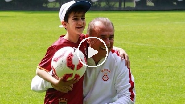 Suriyeli minik, Fatih Terim'e böyle sarıldı