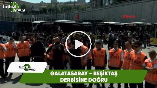 Beşiktaşlı taraftarlar, Türk Telekom Stadına doğru yola çıktı