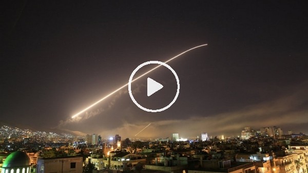 ABD'nin Suriye'yi Vuruş Anı (14 Nisan 2018)