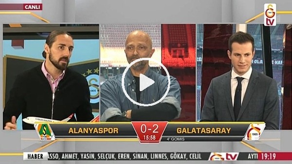Tzavellas'ın kendi kalesine attığı golde GS TV!