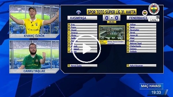 Josef de Sozua'nın Kasımpaşa'ya attığı golde FB TV!