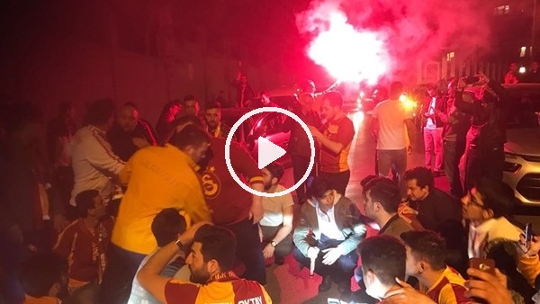 Galatasaray'a şampiyon gibi karşılama