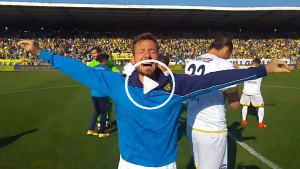 Ankaragücü futbolcuları galibiyeti böyle kutladı