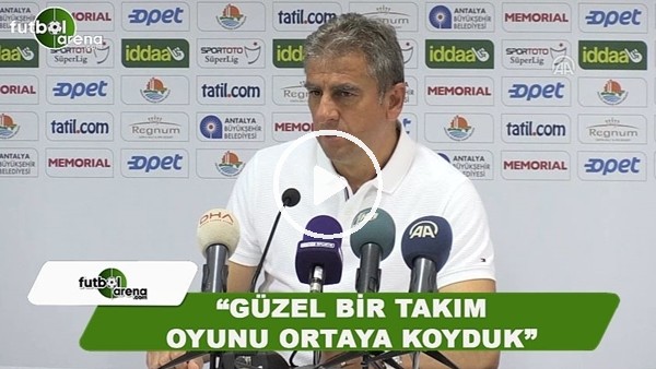 Hamza Hamzaoğlu: "Güzel bir takım oyunu ortaya koyduk"