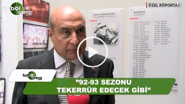 Faik Gürses: "92-93 sezonu tekerrür edecek gibi"