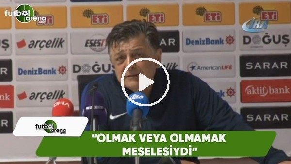 Yılmaz Vural: "Olmamak veya olmamak meselesiydi"