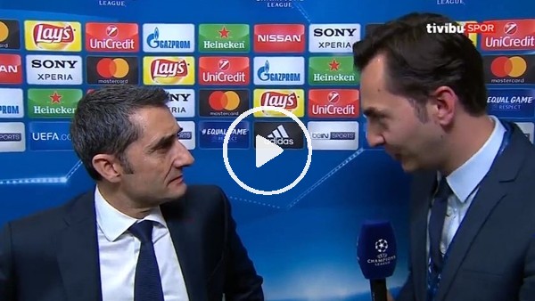 Barcelona Teknik Direktörü Ernesto Valverde: "Cengiz Ünder çok iyi bir sezon geçiriyor"