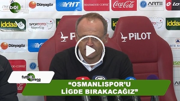 İrfan Buz: "Allah nasip ederse Osmanlıspor'u ligde bırakacağız"