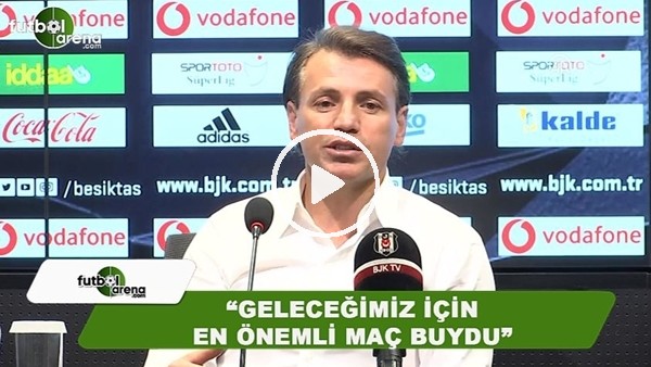 Tamer Tuna: "Geleciğimiz için en önemli maç buydu"