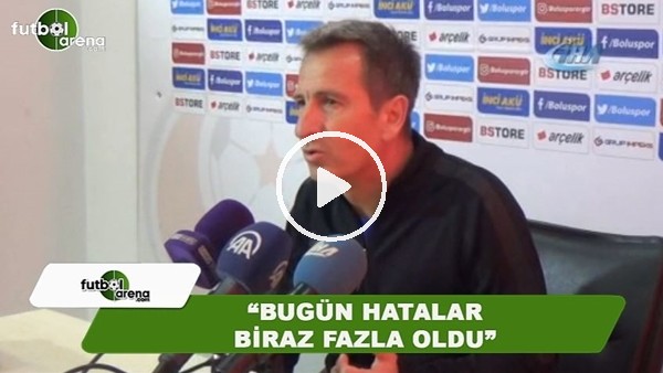 Tamer Avcı: "Bugün hatalar biraz fazla oldu"